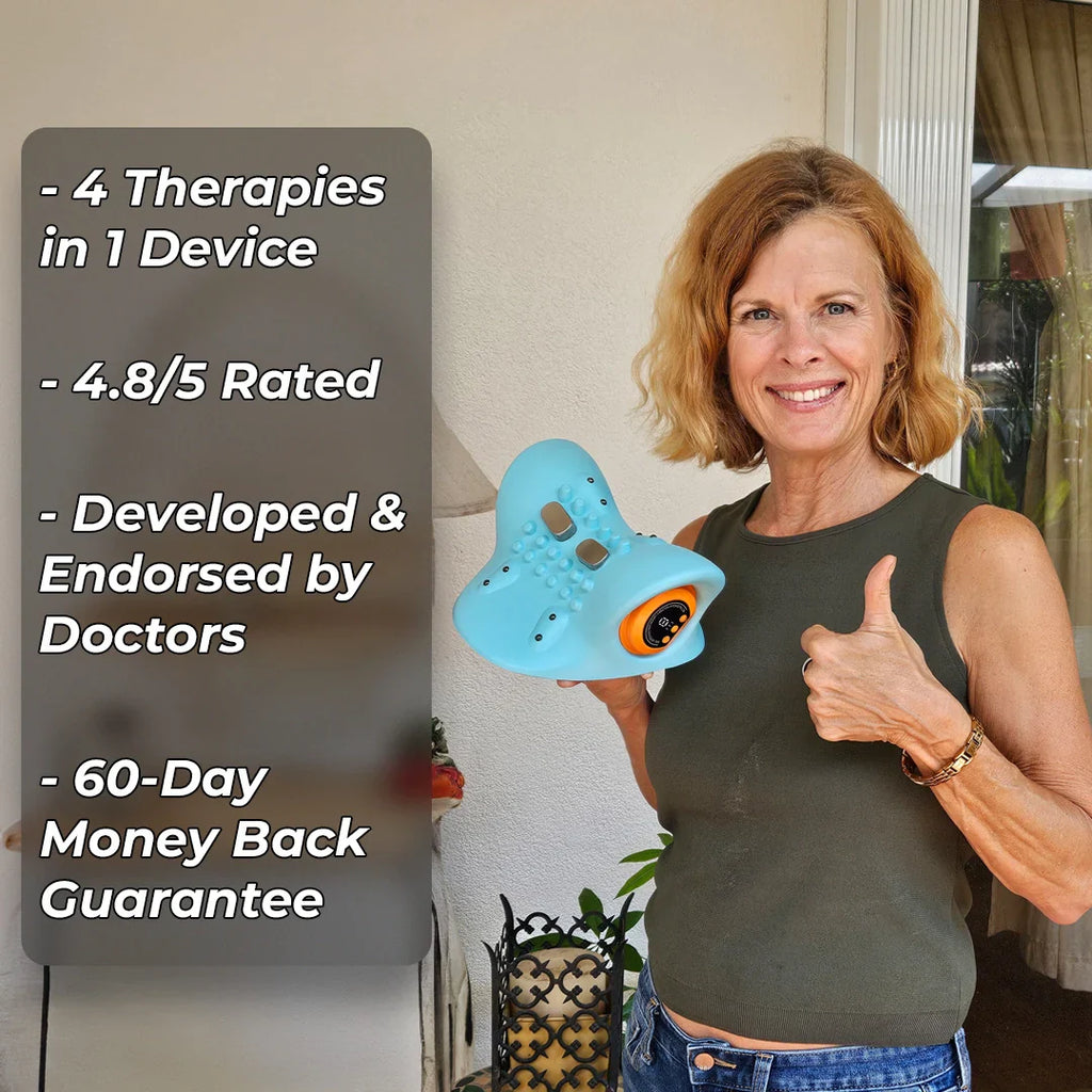 Milaniss™ Neck Therapy Device Deep Shiatsu Relief & Therapeutic Heat (Upgrade 2026)