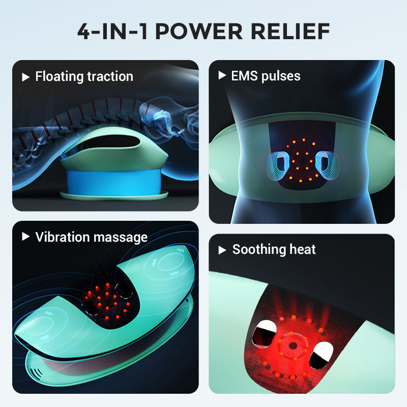 ✅Limited Sale! Electric Lumbar Traction Device with Thermal Therapy