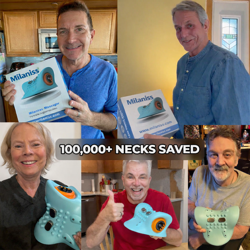 Milaniss™ Neck Therapy Device Deep Shiatsu Relief & Therapeutic Heat (Upgrade 2026)