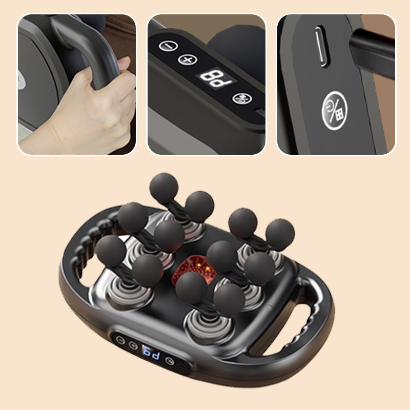 💆‍♂️ 49% OFF! 🔥 Multi-Functional Automatic 12-Head Muscle Massage Gun – Relaxation & Pain Relief ✨